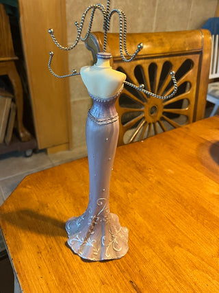 Rhinestone Studded Purple Dress Jewelry Holder RSV|101689