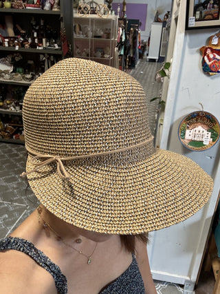 Nine West Woven Framer Sun Hat MTS|93098