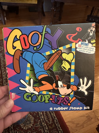 1990s Goofy Rubber Stamp Kit Unused-G|50471