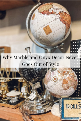 Why Marble and Onyx Decor Never Goes Out of Style