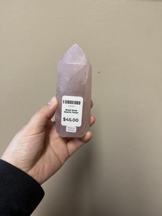 Brazil Rose Quartz Tower|47622