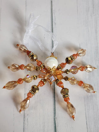 Spider Sun Catcher Orange/Gold|63591