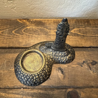 Vintage Cast Iron Lighthouse Tealight Holder MTS|145580