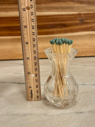 Crystal vase 3' matches|113176