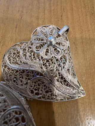 Sterling Filigree Heart Box MTS