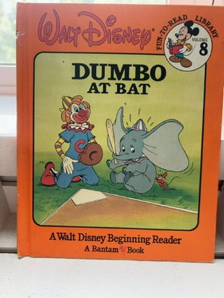 Walt Disney Fun To Read Library Dumbo At Bat A Walt Disney Beginning Reader
