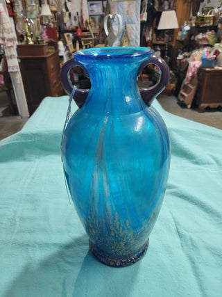 Dale TIffany 10" Amphora Art Glass Vase RCD
