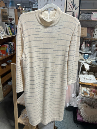 RARE Vintage St John Evening ls sweater dress MTS