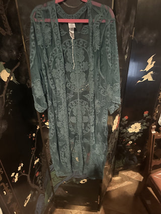Light sage green lace cardigan #63 VV MTS|98982