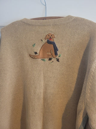 Vintage Extra Point Women's 3X Cardigan w/Dogs RCD|135815