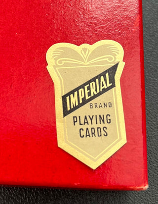 VINTAGE IMPERIAL BRAND PLAYING CARDS IN ORIG BOX (KJS) RCD|52952