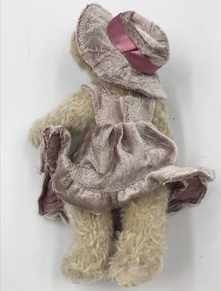 TY Vintage Bonnt Bear Stuffed Toy ,9"-RSV