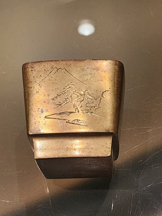 Mini Brass Planter Asian Scene RSV|71254