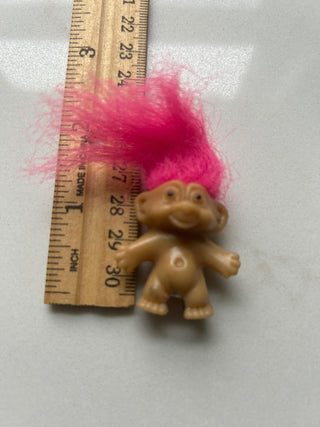 Vintage Pink Hair Troll Doll, Pencil Topper-RSV