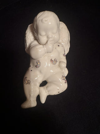 Vintage 1996 Lenox "Hush Little Baby" Sleeping Baby Figurine New Baby Gift #62 VV MTS|141799