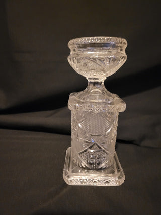 Victorian Clear 7" Tall Pedestal Salts RCD
