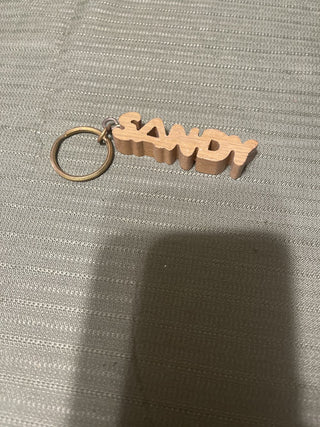 Wood keychain Sandy rsv