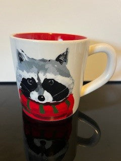 #2595 Xmas Raccoon Coffee Mug RSV|128113