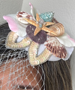 Handmade Seashell Fascinator|69676