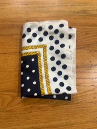 vtg polka dot scarf