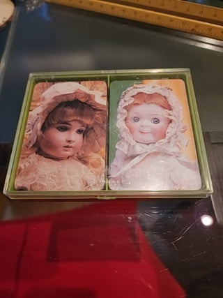 Playing Cards 2sets Vtg Dolls