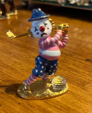 Spoontiques Golfer Clown with Crystal Ball RSV