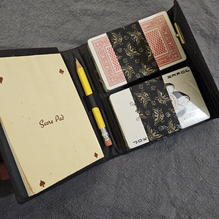 Vintage Bridge Travel Set w/ Playing Cards/Pencil/Score Card (BRI) - MTS|141121
