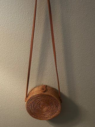 Round Rattan Purse    MTS