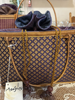 Monsoon vintage bamboo bags from Thailand RCD|132517