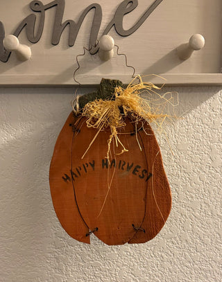 Rustic Happy Harvest Pumpkin RSV|122674