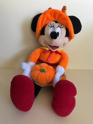 Disney Harvest Minnie Mouse  Plush Shelf Sitter