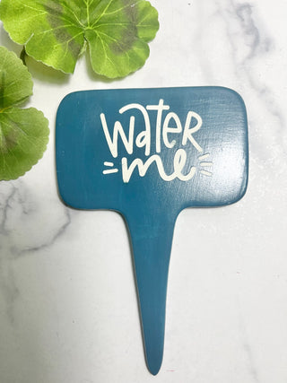 GARDEN STAKE - WATER ME/BLUE.   RSV|80614