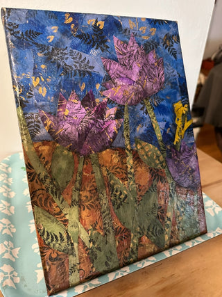Art Decopge Frog Floral 12x9|51639