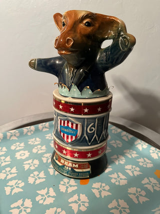 Jim Beam Decanter Democrat Donkey MTS|119937