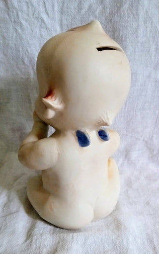 MW Vintage Porcelain Kewpie Coin Bank MTS