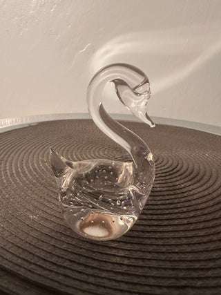 Swan - clear glass 4" 1 piece MTS|128421
