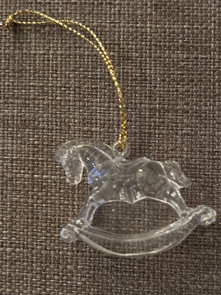 Mini Acrylic Ricking Horse Ornament   MTS|131864