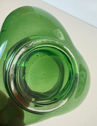 Crystal green clover candle holder RSV|67691