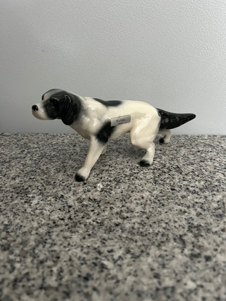 Black and White Dog Figurine   MTS|104114
