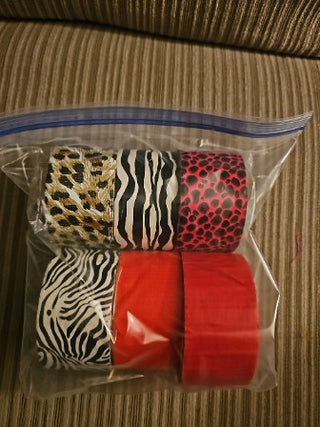 Rolls of Colored Tape