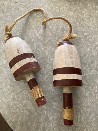 7” Wood Buoys on Rope RSV|79433