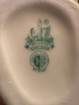 Belleek Ireland Undine Water Nymph 6th Green Mark Creamer / Pitcher approx. 4 3/4" #63 VV MTS|146315