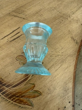 AJ - Small Light Blue Taper Holder