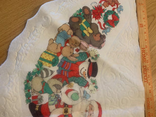 Vntg Felt Christmas tree skirt|138216