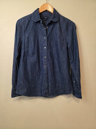 NEW! J. Crew 100% cotton denim button down - NWT RSV|158452