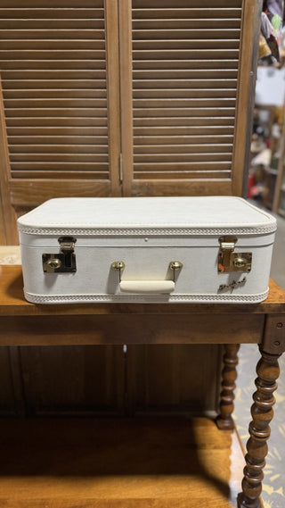 White Starfrost Vintage Suitcase Bar RCD|122889