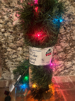 Lighted Christmas Garland, 25’     MTS|125096