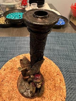 Monkey Fez Candlestick|46969