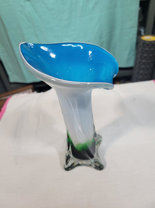 Vintage Murano Lily Vase RCD