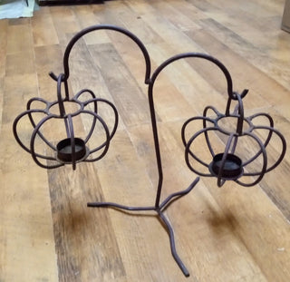 MW Metal Dual Pumpkin Votive Holder MTS|115035